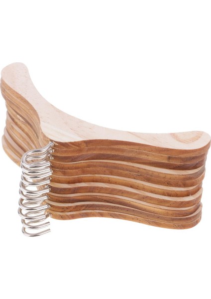 20 x Bebekler Woodencyes Askı Ceket Elbise Giysi Organizatör Bjd SD17 Için (Yurt Dışından)