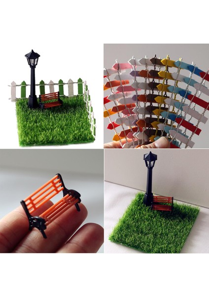 1/12 Minyatürler Peri Bahçe Dollhouse Yeşil Çim Peyzaj Mobilya Seti (Yurt Dışından) modelleri