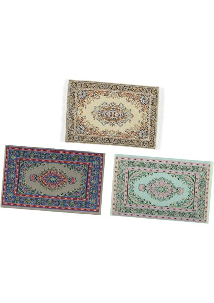 3x1 / 12 Retro Türk Stil Halı Alan Halı Bebekler Ev Odası Bahçe Dekor Için (Yurt Dışından)