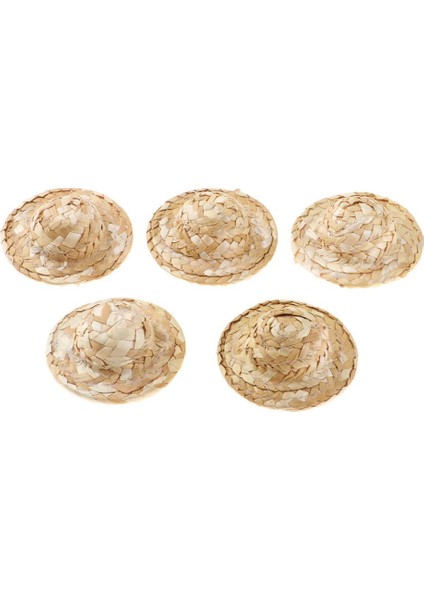 10 Adet Minyatür Hasır Şapka El Sanatları Için 1/12 Bebek Evi Bahçe Dekorasyon Için (Yurt Dışından) fiyatları