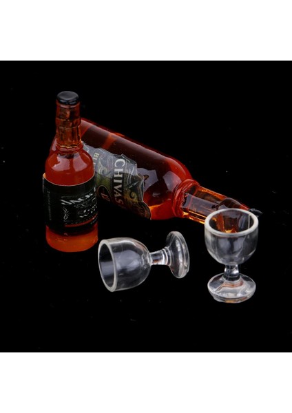 Prettyria 6 Adet Mutfak Gıda ve 12 Adet Sofra 1/12 Dollhouse Minyatür Modeli (Yurt Dışından)