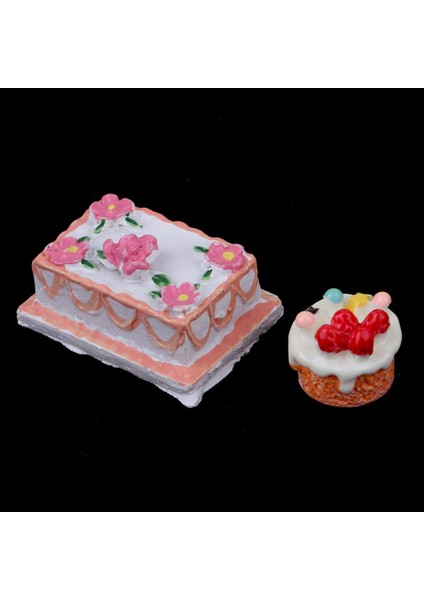 Prettyria 6 Adet Mutfak Gıda ve 12 Adet Sofra 1/12 Dollhouse Minyatür Modeli (Yurt Dışından)