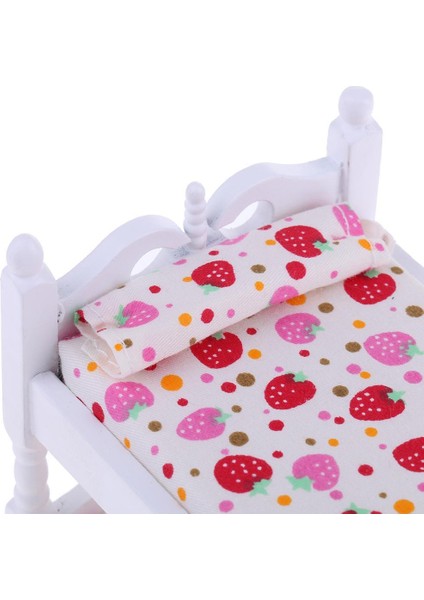 1/12 Çocuk Ranza Bebek Beşiği Sallanan At Bebekler Ev Yatak Odası Dekor (Yurt Dışından) modelleri