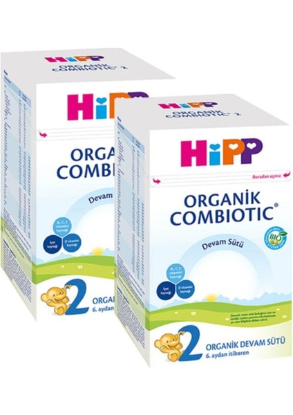 2 Organik Combiotic Bebek Sütü 800GR x 2 Adet