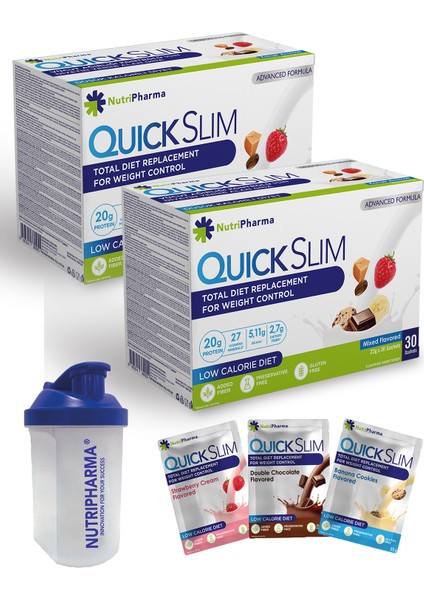 Quick Slim Karışık (Mixed) Avantajlı 2 Kutu