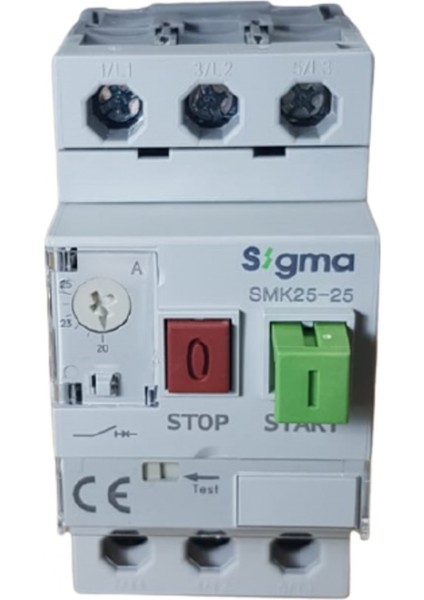 SMK25 20-25A Motor Koruma Şalteri Sigma