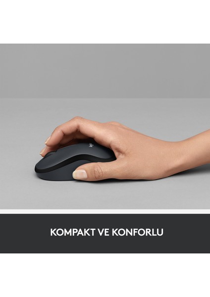 M221 Sessiz Kompakt Kablosuz Mouse - Beyaz