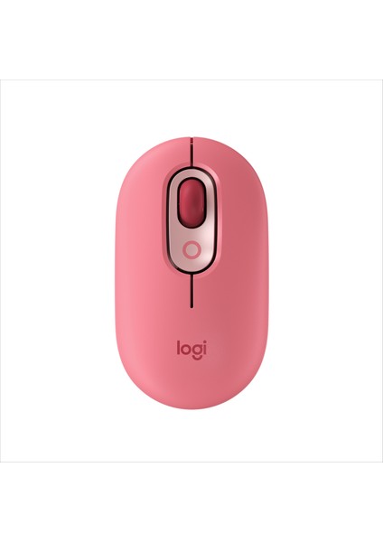 POP Mouse Heartbreaker Emoji Tuşlu Sessiz Kablosuz Mouse - Pembe