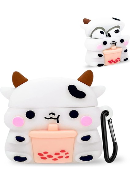 Apple Airpods 3 2021 Kılıf 3D Çizgi Karakter Silikon Kulaklık Kılıfı - 3. Nesil