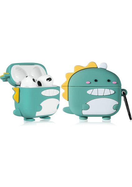 Apple Air pods pro Kılıf 3D Çizgi Karakter Silikon Kulaklık Kılıfı - Pro