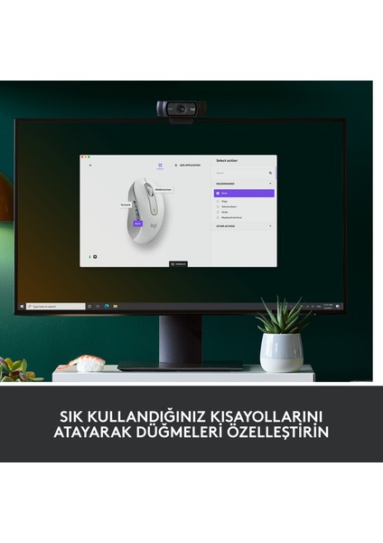 Signature M650 Küçük ve Orta Boy Sağ El Için Sessiz Kablosuz Mouse - Beyaz