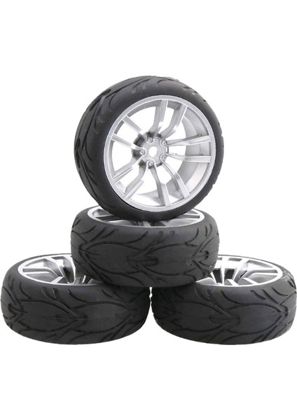 75MM R 4 Paketi Rass & Tekerlekler Jantlar Wltoys Için 12MM Hex Hex Hub 144001 On / Off Road Ar Yedek Parçalar - C (Yurt Dışından)