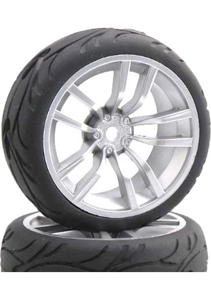 75MM R 4 Paketi Rass & Tekerlekler Jantlar Wltoys Için 12MM Hex Hex Hub 144001 On / Off Road Ar Yedek Parçalar - C (Yurt Dışından)