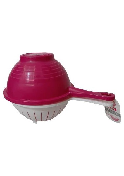 Moonstar Küvetli Süzgeç Pratik Çift Yönlü SÜZGEÇ-CLS-350- Fuşya+Beyaz fırsatları