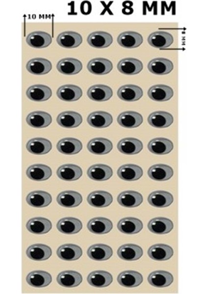 Göz Hareketli HG2663 10X8MM