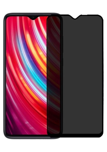 Arazon Xiaomi Redmi Not 8 Pro Privacy Hayalet Temperli Cam Ekran Koruyucu