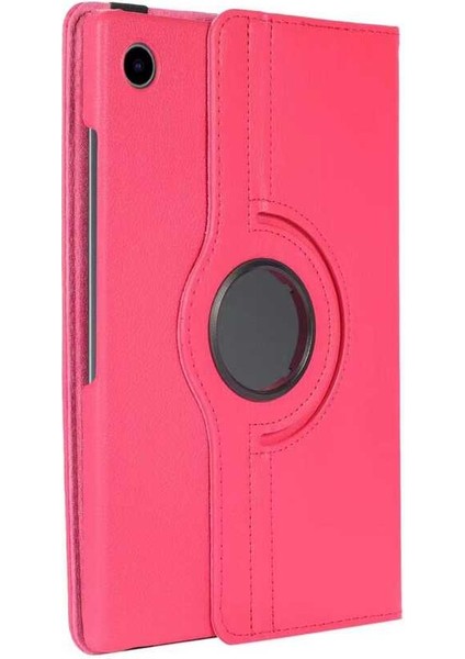 Galaxy Tab A8 10.5 SM-X200 (2021) Uyumlu Fuchsia Dönebilen Standlı Tablet Kılıfı