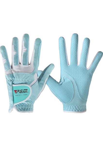 Kadın Golf Eldiveni Nefes Sol Sağ El Golfçü Eldiven Blue L (Yurt Dışından)