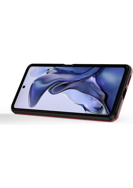 Xiaomi Mi 11 Lite 5g Için Tpu + Akrilik + Pc Hibrit Telefon Kılıfı - Yeşil (Yurt Dışından)