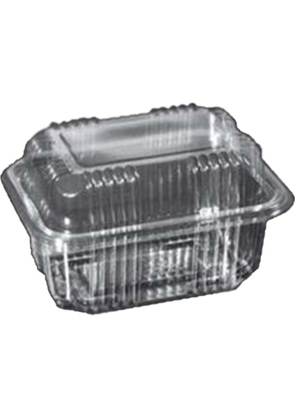 Sızdırmaz Yüksek Kapaklı Peynir Kabı 500 gr'lık - 100'lü