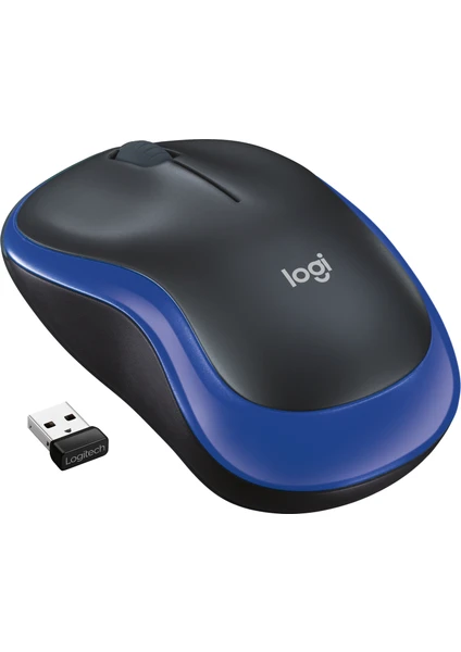 M185 USB Alıcılı Kompakt Kablosuz Mouse - Mavi