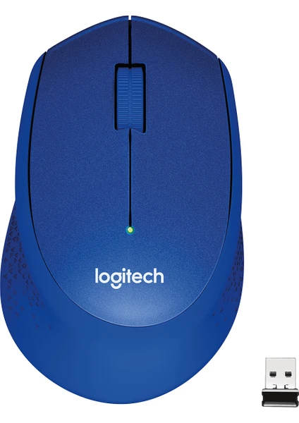 M330 Sessiz Kablosuz Optik Mouse - Mavi