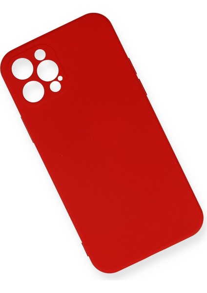 iPhone 12 Pro Max Kılıf Nano Içi Kadife Silikon - Kırmızı fiyatları