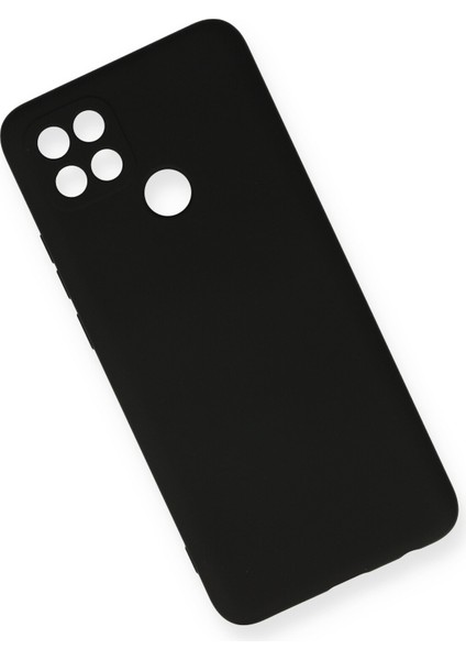 Oppo A15S Kılıf Nano Içi Kadife Silikon - Siyah modelleri