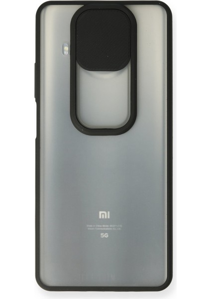 Xiaomi Mi 10T Lite Kılıf Palm Buzlu Kamera Sürgülü Silikon - Siyah fiyatları