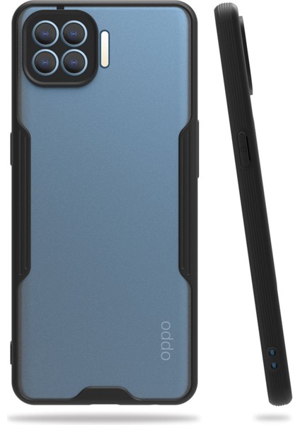 Oppo Reno 4 Lite Kılıf Platin Silikon - Siyah