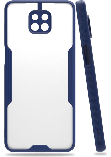Xiaomi Redmi Note 9 Pro Kılıf Platin Silikon - Lacivert