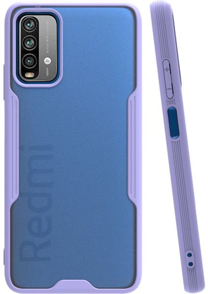 Xiaomi Redmi 9t Kılıf Platin Silikon - Lila