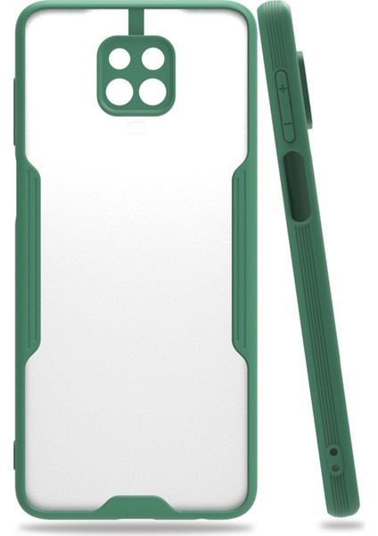 Xiaomi Redmi Note 9 Pro Kılıf Platin Silikon - Yeşil