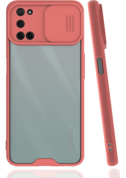 Oppo A52 Kılıf Platin Kamera Koruma Silikon - Pembe