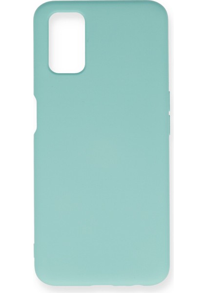 Oppo A92 Kılıf Nano Içi Kadife Silikon - Turkuaz
