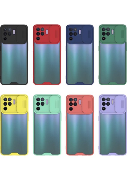 Oppo Reno 5 Lite Kılıf Platin Kamera Koruma Silikon - Siyah fiyatları