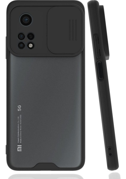 Xiaomi Mi 10T Pro Kılıf Platin Kamera Koruma Silikon - Siyah