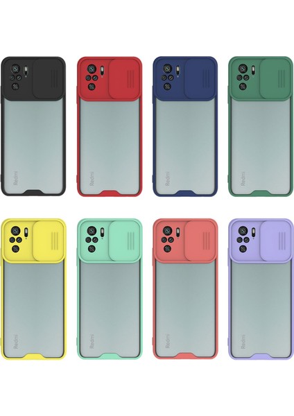 Xiaomi Redmi Note 10 Kılıf Platin Kamera Koruma Silikon - Kırmızı fiyatları
