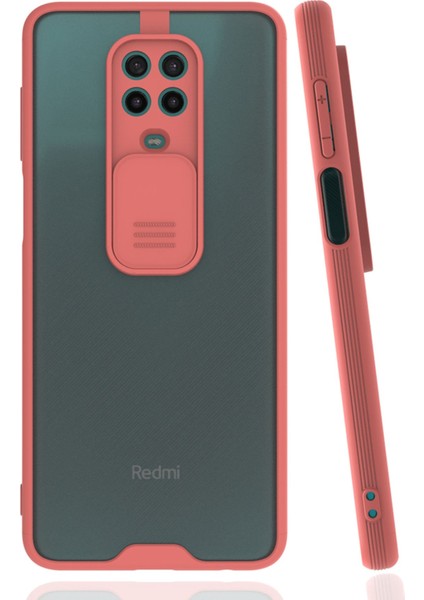 Xiaomi Redmi Note 9s Kılıf Platin Kamera Koruma Silikon - Pembe