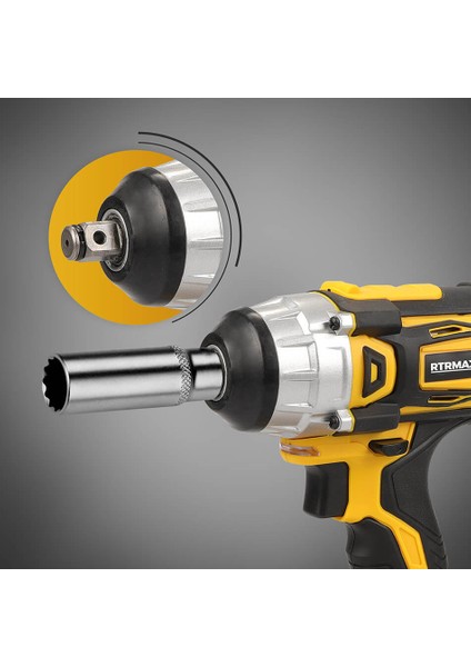 RTX2028 Darbeli Somun Sıkma 18V 4AH Çift Akülü Kömürsüz