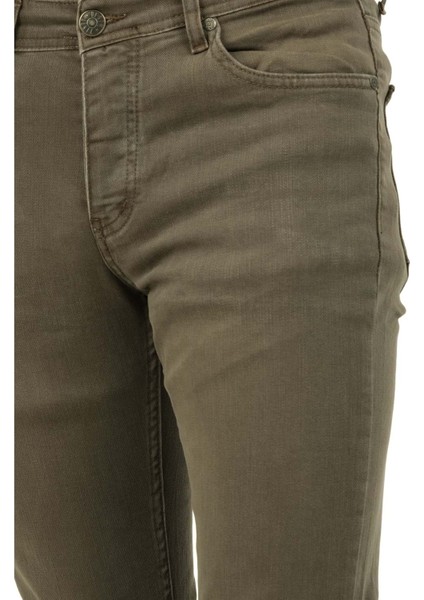 Zınox Kahverengi Slim Fit Erkek Kot Pantolon modelleri