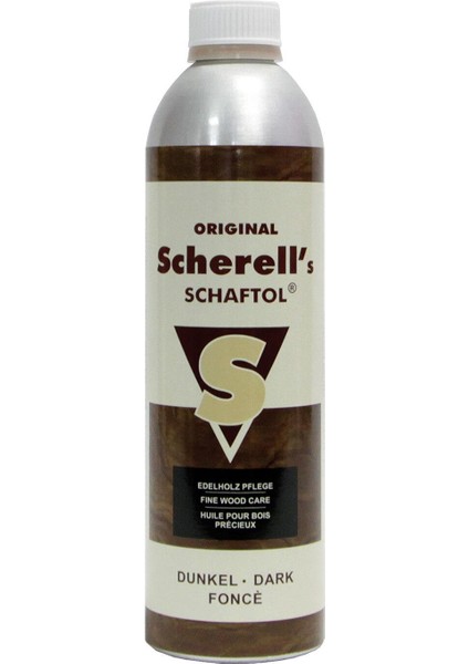 Scherell's Dark (Koyu) Schaftöl (Doğal Kundak Boyası)  500ML