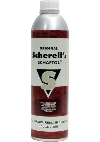 Scherell's Reddish Brown (Kızıl) Schaftöl (Doğal Kundak Boyası) 500ML