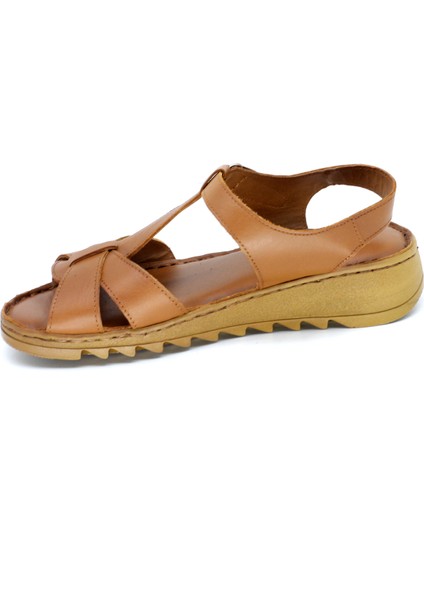D22-003 Deri Anatomic Kadın Sandalet modelleri