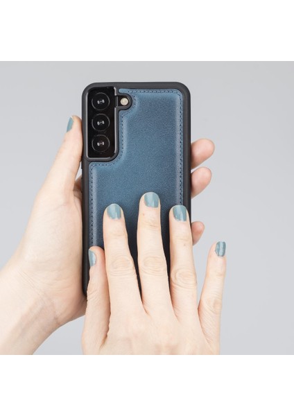 Samsung Galaxy S22 Uyumlu Arka Kapak BRN4EF Mavi