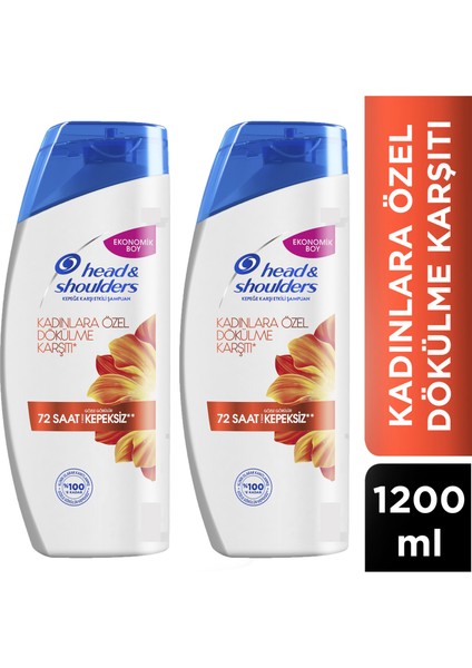 Head & Shoulders Kadınlara Özel Kepeğe Karşı Etkili Şampuan 600 ml x 2 Adet