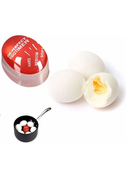 Dublör Yumurta Zamanlayıcı Kıvamında Pişirme Aparatı Egg Tımer