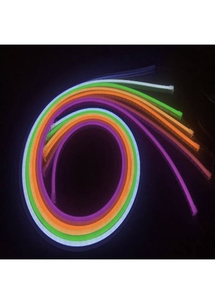 12 Volt 6x12mm Mavi Esnek Neon Led (5 Metre)