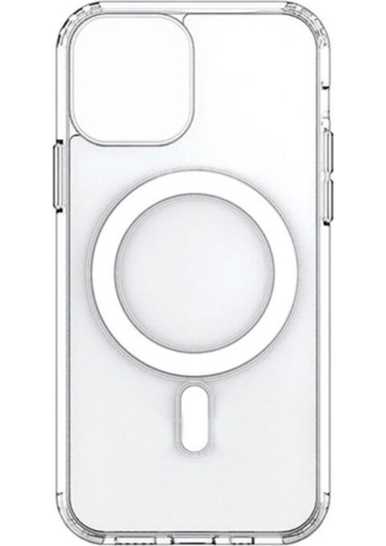 Apple iPhone 13 Pro Max Magsafe Uyumlu Kılıf (Kablosuz Şarj Cihazına Uyumlu )