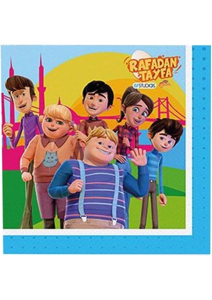 Peçete Lisanslı Rafadan Tayfa 33X33 cm 16 Lı